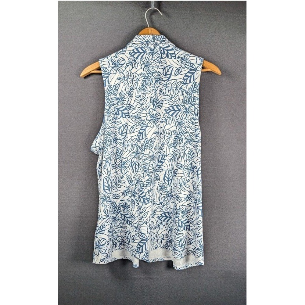 Puma Golf Sleeveless Polo Women's XXL Floral Cloudspun Athletic Pickleball NEW - Picture 2 of 9